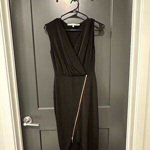 RACHEL Rachel Roy Black Dress with Gold Zipper